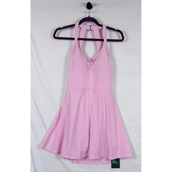 HALARA Dresses & Skirts - Halara SoftlyZero™ Airy Backless Twisted InstantCool Easy Peezy Dress S Pink
